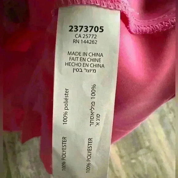 Sz 1X DEX Women’s Plus Size Short Sleeve Button Down NWT 100% Polyester - Picture 4 of 4